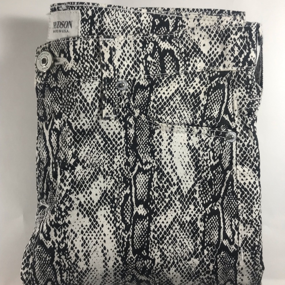 Hudson Jeans USA Nico Super Skinny Midrise Snake